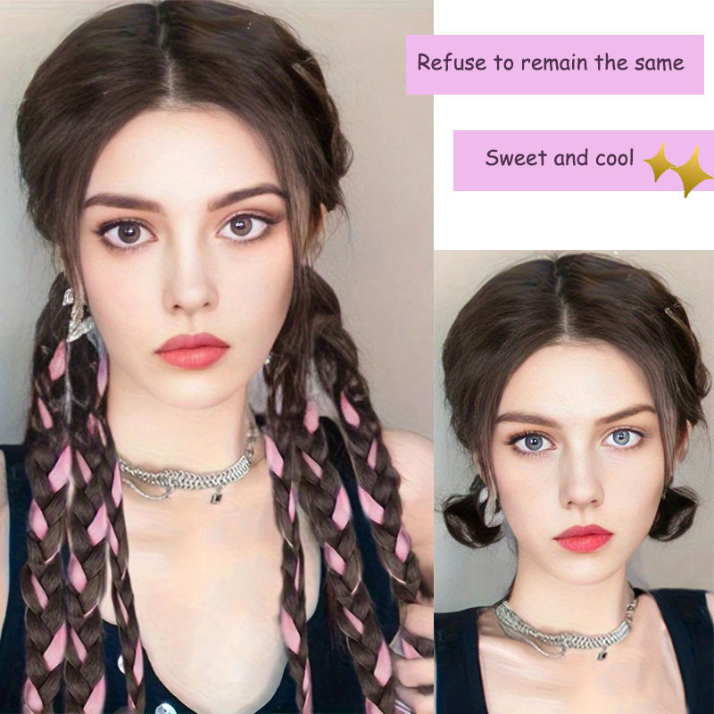 Boxing braid with pigtail