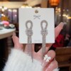 Silver needle, advanced small design earrings, silver 925 sample, internet celebrity, high-quality style, Korean style