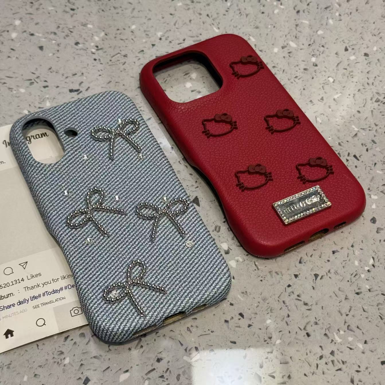 iPhone 16 Pro Max üçün pişik başlı telefon qabı — 3D boşluq dizayn