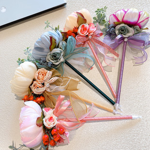 Flower Pen Teacher's Day Gift for Students and Teachers Gift Flower Pen Handmade Peony Flower Ballpoint Pen Refill