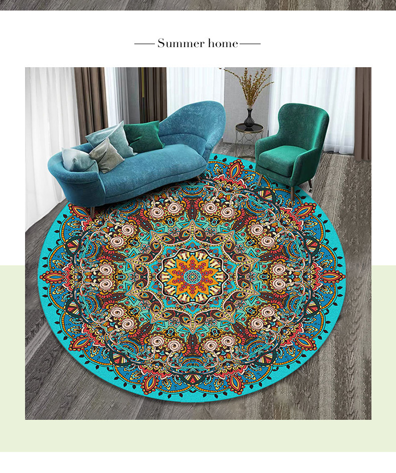 地毯,圆形地毯,客厅地毯,酒店地毯,卧室地毯,印花地毯,民族风地毯,茶几毯,沙发毯