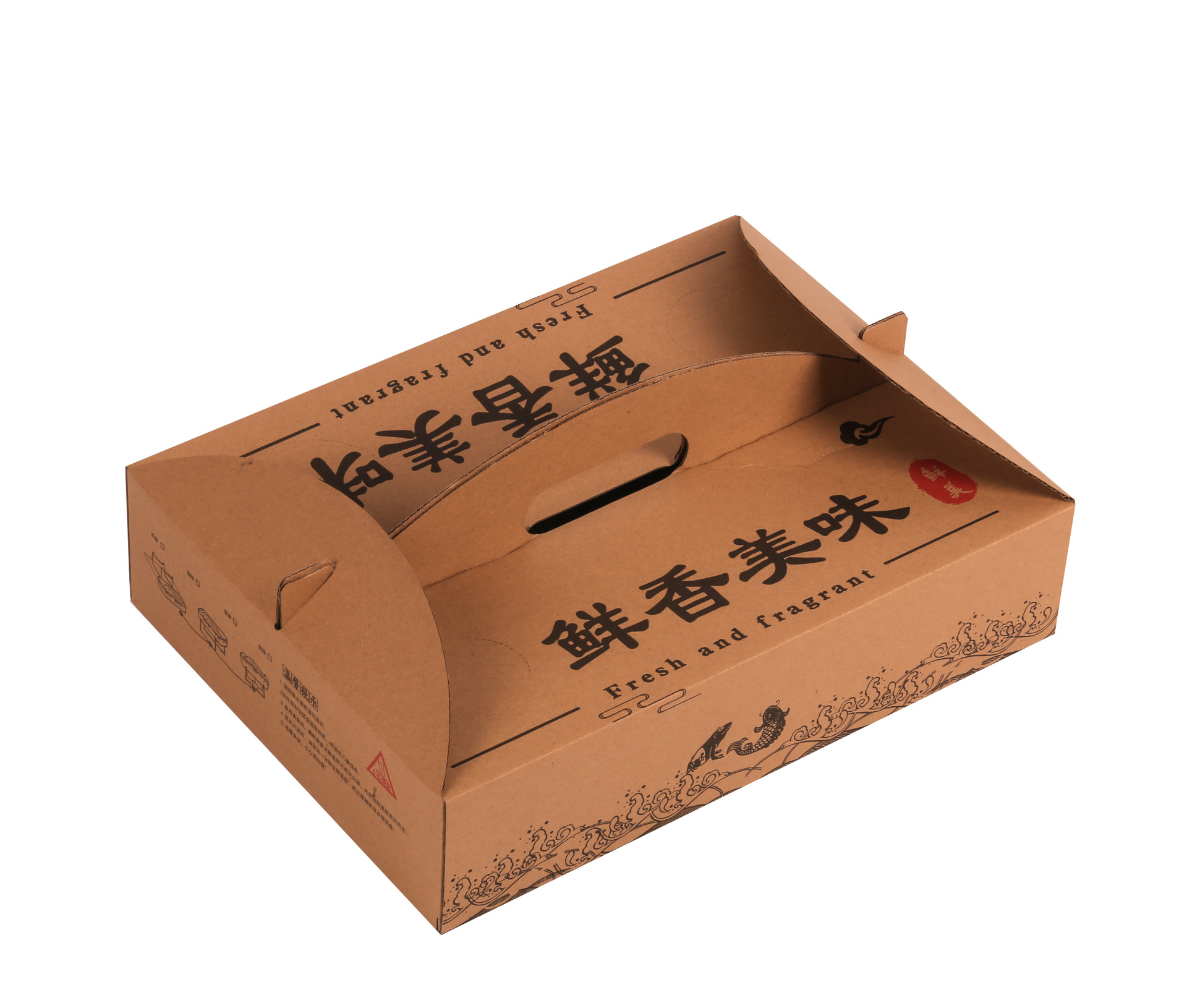 3500g 크라프트지 손잡이 상자 * 종이/판지