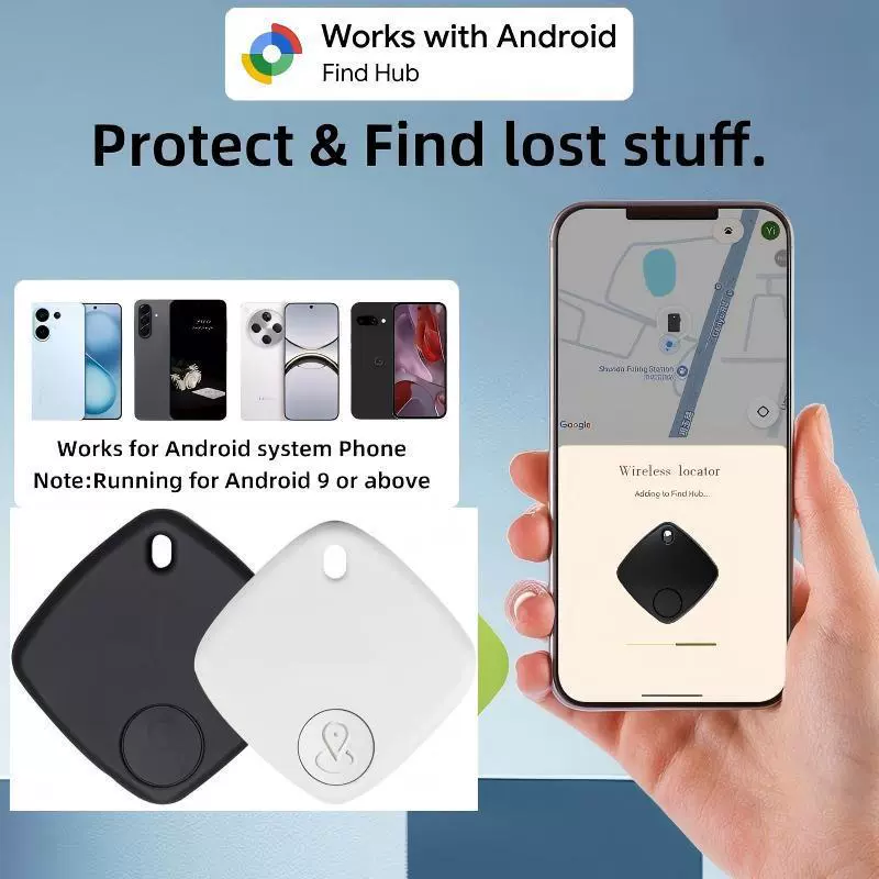 Suitable for Apple and Android universal dual system anti-lost device IOS Android global locator Google pet tracker