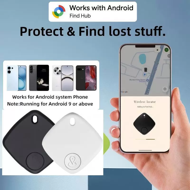 Suitable for Apple and Android universal dual system anti-lost device IOS Android global locator Google pet tracker
