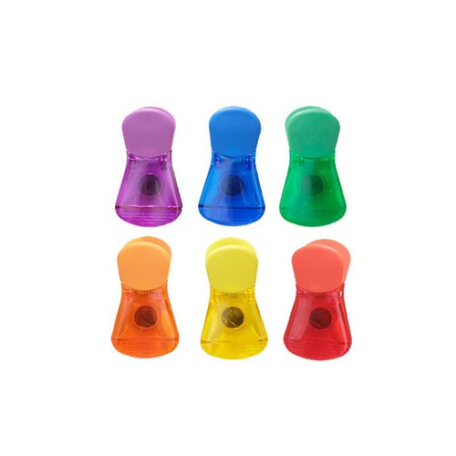 Creative kitchen magnetic plastic clip clip photo refrigerator sticker note clip magnet magnet snack sealing clip wholesale