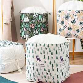 衣服被子收纳袋包牛津布束口袋杂物袋衣物棉被袋子储物卡通萌趣