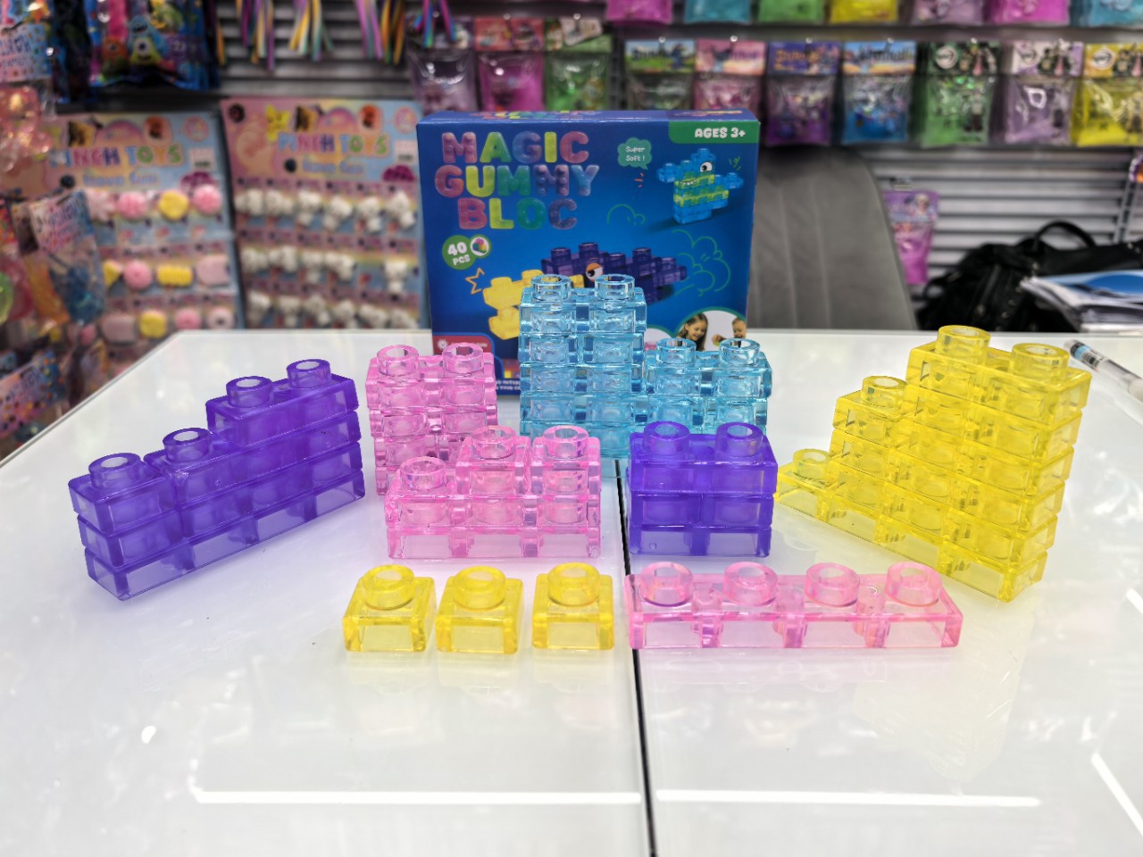 Nuevo producto transfronterizo Squishy Jelly Building Blocks Blocks