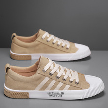 帆布鞋2025夏季新款时尚潮流青少年学生板鞋轻便简约网红潮牌男鞋