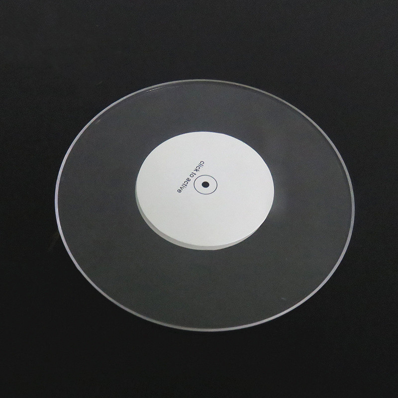 LED发光杯垫 圆形亚克力材质 薄款发光底座 酒吧KTV闪光杯垫