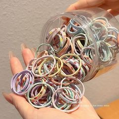 小女孩高弹力发圈儿童发绳女童扎辫子不伤发头绳宝宝发饰皮筋头饰