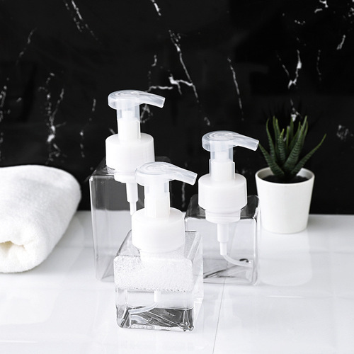 2158 Mousse Squeeze Foam Cleanser Bottle Shampoo Hand Soap Dispensing Bottle