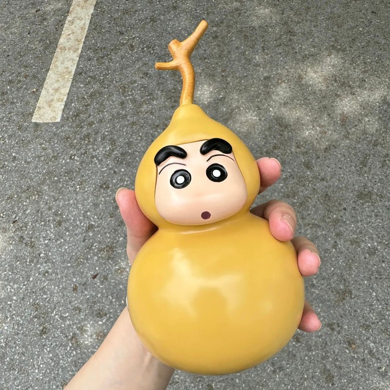 新しいクレヨンしんちゃんかわいいひょうたんしんちゃん男の子と女の子トレンディなフィギュア家の装飾デスクトップ装飾品ギフト|undefined