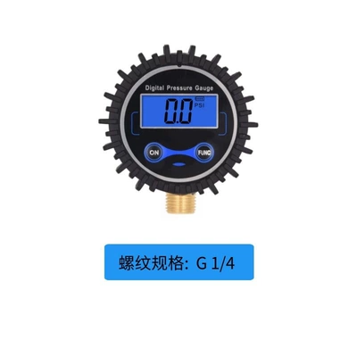 pressure inflator air pressure gauge head, Air pressure gauge/tire pressure gauge - blue-label-blue-screen-threaded-g-14