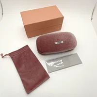 Подарочная коробка для высококачественных солнцезащитных очков, модная упаковка для высококачественных солнцезащитных очков, простой футляр для очков из розового бархата, антистресс