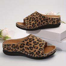 W 37298 Camouflage leopard print women's sandals �Բʱ���Ů