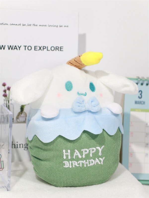 日本の歌う漫画ぬいぐるみ誕生日ケーキかわいいおもちゃ学生子供のギフトの装飾品|undefined