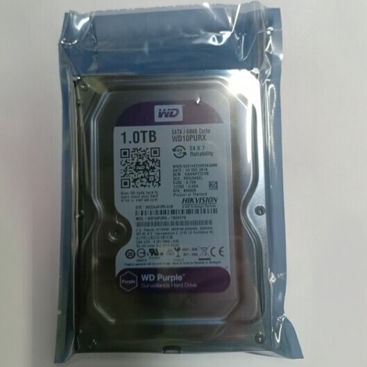 3.5-Inch 1Tb Western Digital Purple Disk Surveillance-Specific Mechanical Hard Drive Sata Interface Desktop Hard Drive