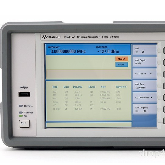 安捷伦N9310A 射频信号发生器 9 kHz 至 3 GHz 是德科技