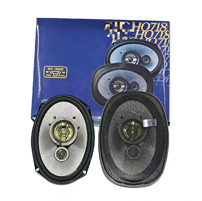 Wholesale Car Audio Coaxial Speaker 7X 10inch Mid-Bass Speaker with Tweeter Direct Drive Hq718 (Car horn/tweeter)