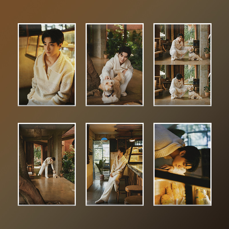 王俊凯写真照 同款不干胶海报 卧室墙贴画 粉丝礼物 收藏画报