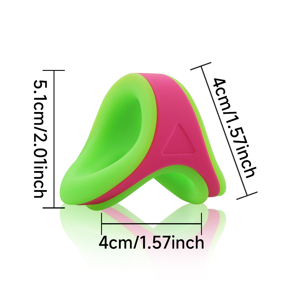 그린-로즈 레드 혼합 색상