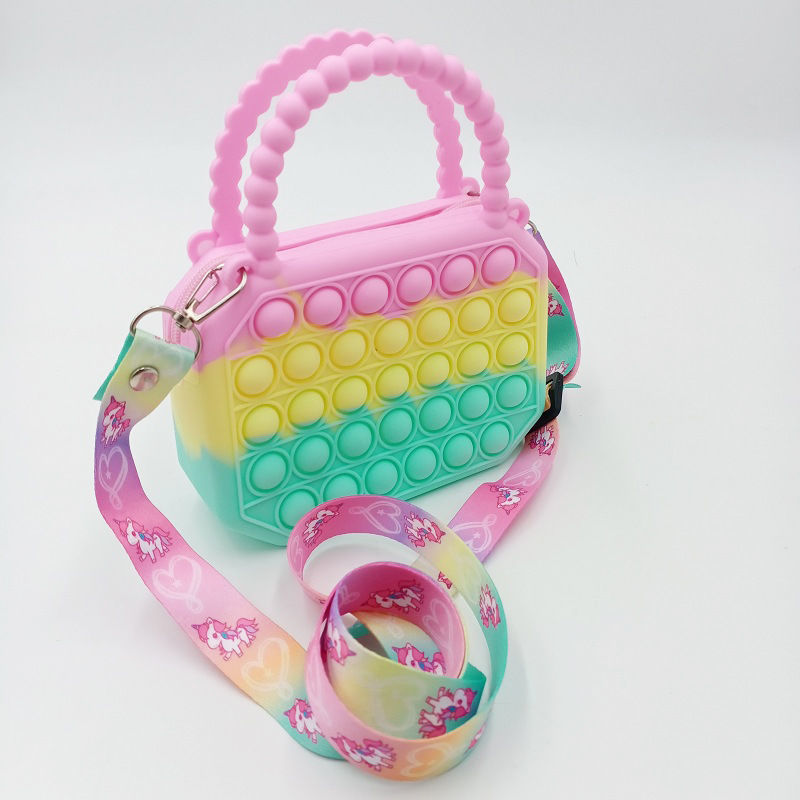 Girl's All Seasons Silica Gel Fashion Handbag display picture 4