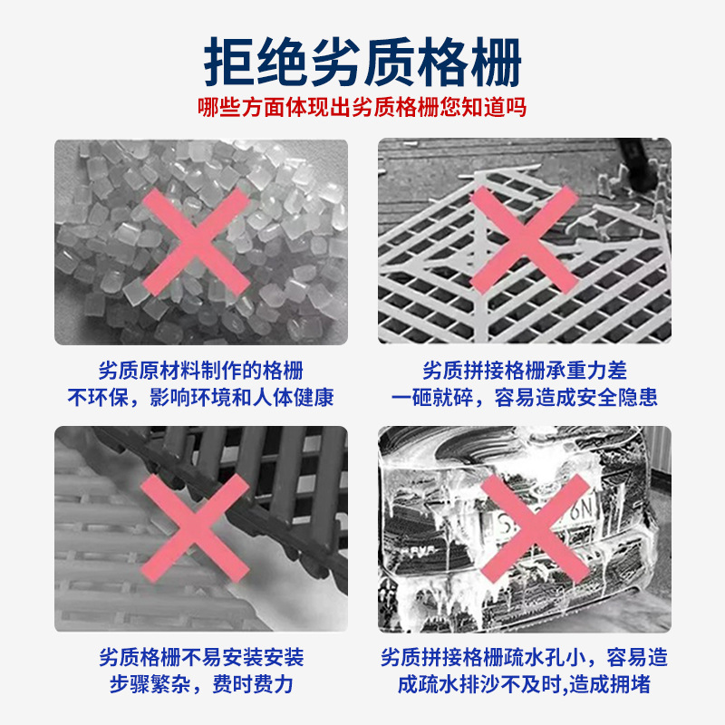 2.0 Patrón de dragón grueso desgaste lavado de automóviles parrilla de piso de belleza de automóviles 4S tienda de malla de plástico empalme a prueba de humedad