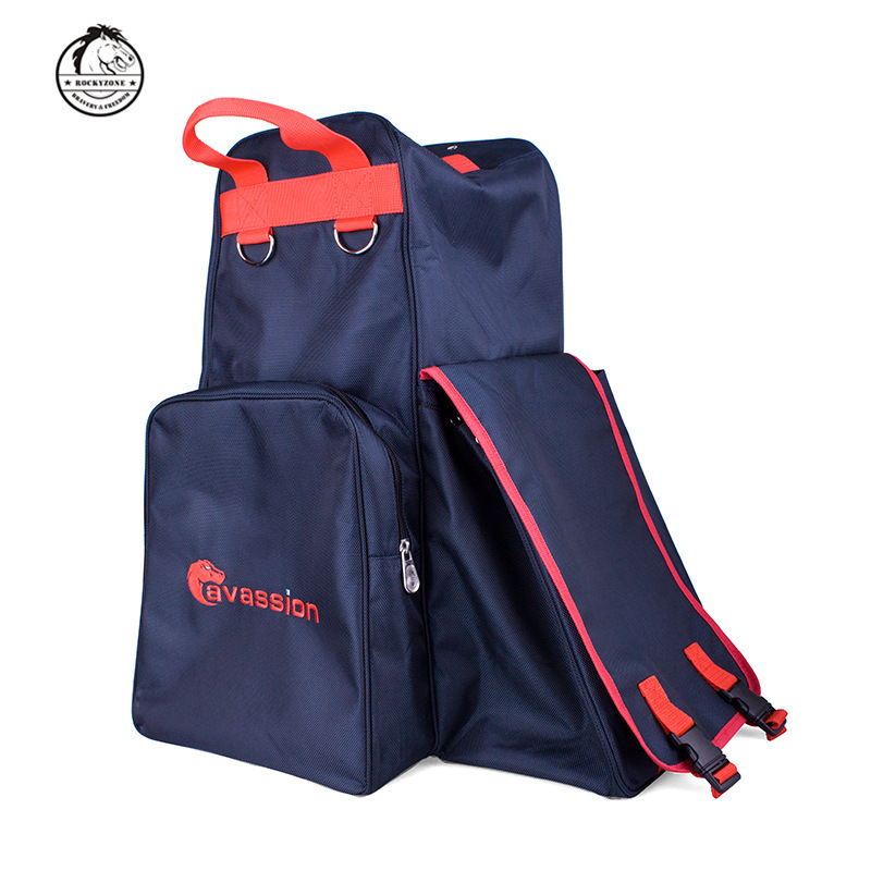 Cross-border equestrian bag, boot and helmet bag, equipment bag, multi-functional compartmentalized equestrian tack and supplies manufacturer wholesale 8107001