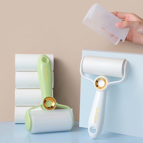 Rolling Hair Remover Drum Hair Roller Rewind Paper Tear Paper Hair Removal Drum Brush Clothes Adhesive Dust Roller Cleaning Brush