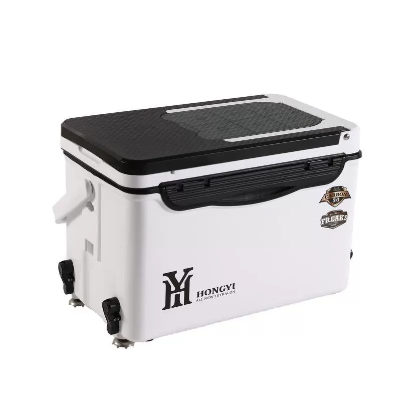 Индивидуальный многофункциональный ящик для рыбалки большой вместимости со спинкой, ящик для рыбалки, который можно сидеть на, сверхлегкий полный комплект ящика для рыбалки с регулируемыми ножками.