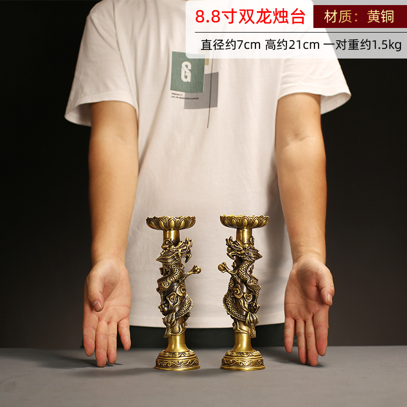 8.8inch 쌍의 쌍용 왁스 스탠드