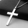 Fashionable universal necklace suitable for men and women, metal pendant, accessory, European style, suitable for import, simple and elegant design