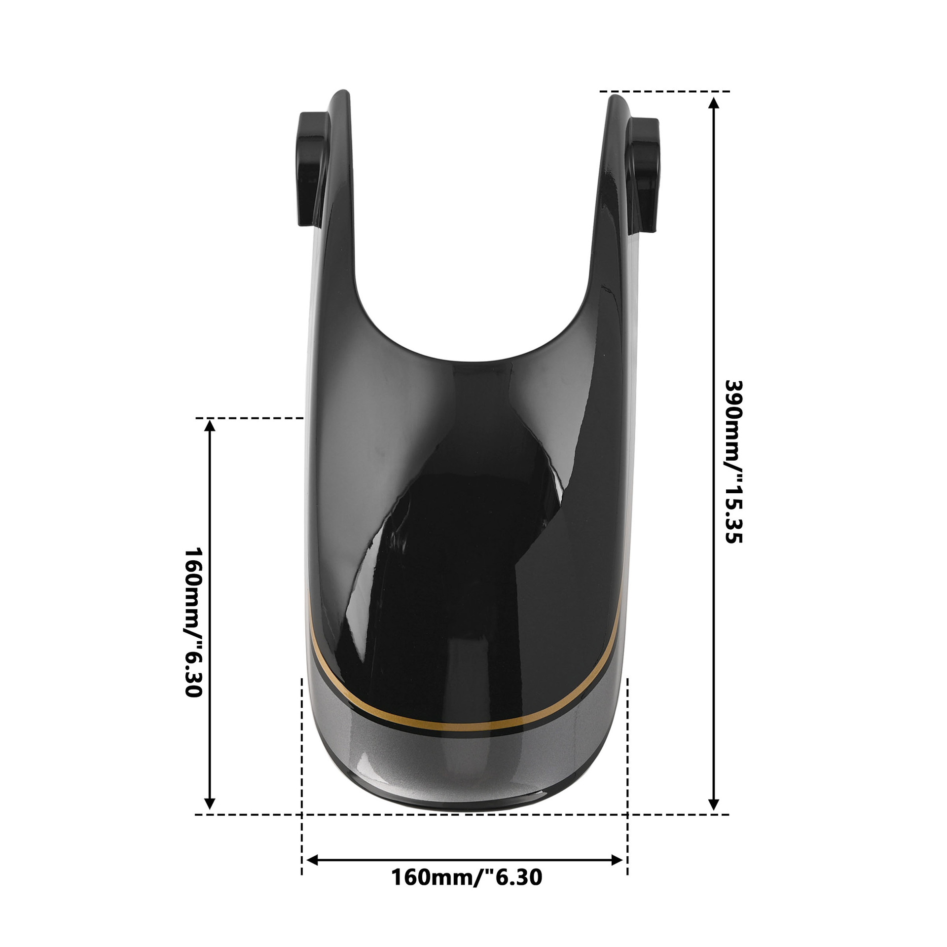 Suitable for Wuji Cu625 Front Fender Modification, Retro Front Mudguard Extension, Sand and Water Protection Board Extension Accessories