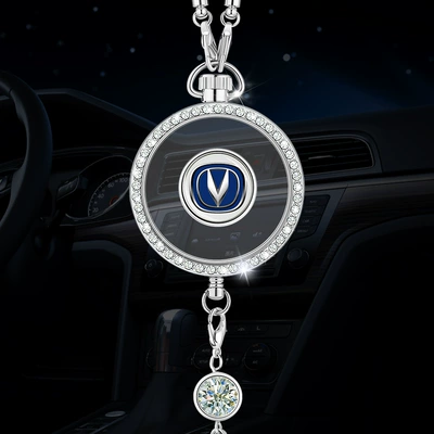 Car hanging — and Car Interior Decorations for Women - changan-zhou-drill-drop-pendant-with-a-bottle-of-sea-perfume