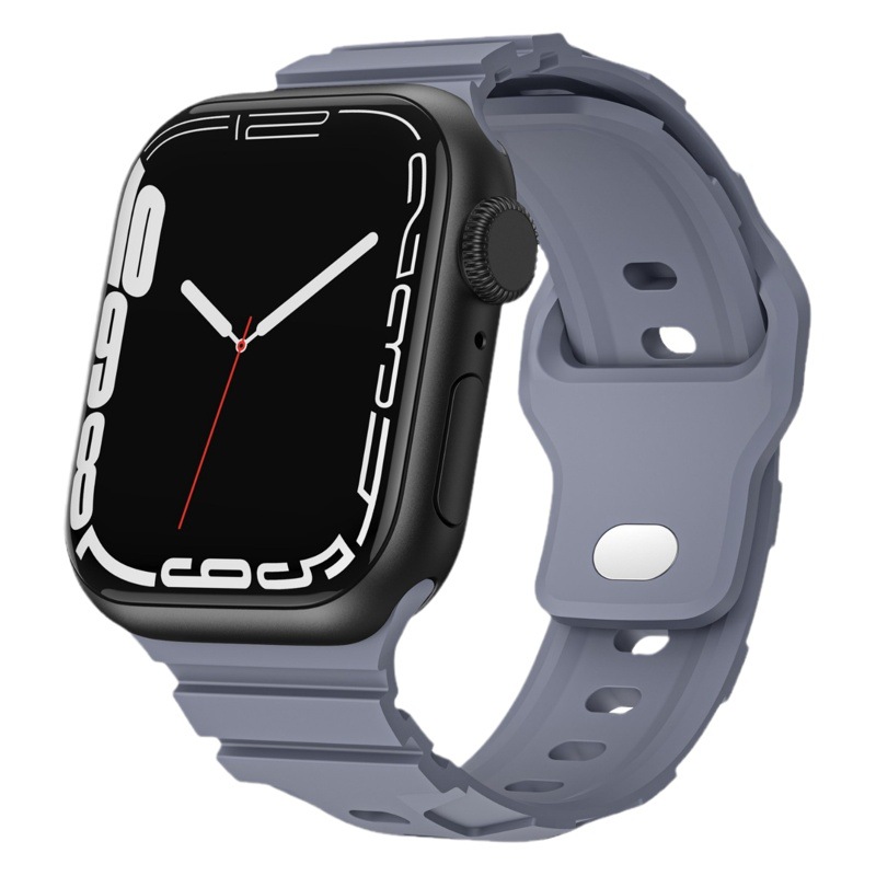 Nuevo adecuado para Apple reloj Correa 1-8 generación/ultra transpirable sudor-absorbente deportes spot iwatch correa de reloj de silicona