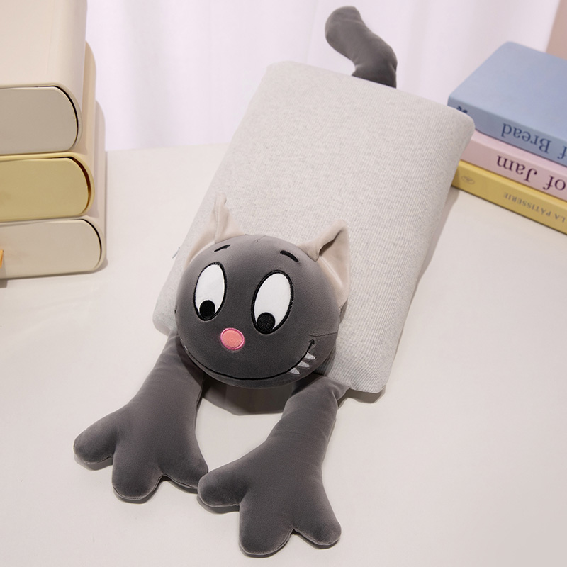 Almohada para Siesta de Gato Animado Desmontable, Lavable para Aula