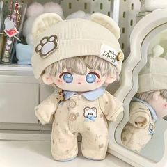 20cmワンピースパジャマ、コットンドール、女の子服、かわいい、超かわいい、ハイハイ服、人形、オリジナル、無属性