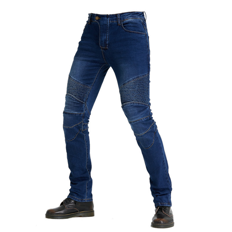 Off-Road motocicleta montar pantalones Knight carreras pantalones cuesta abajo Pantalones anti-caída pantalones de la motocicleta pantalones vaqueros viejos