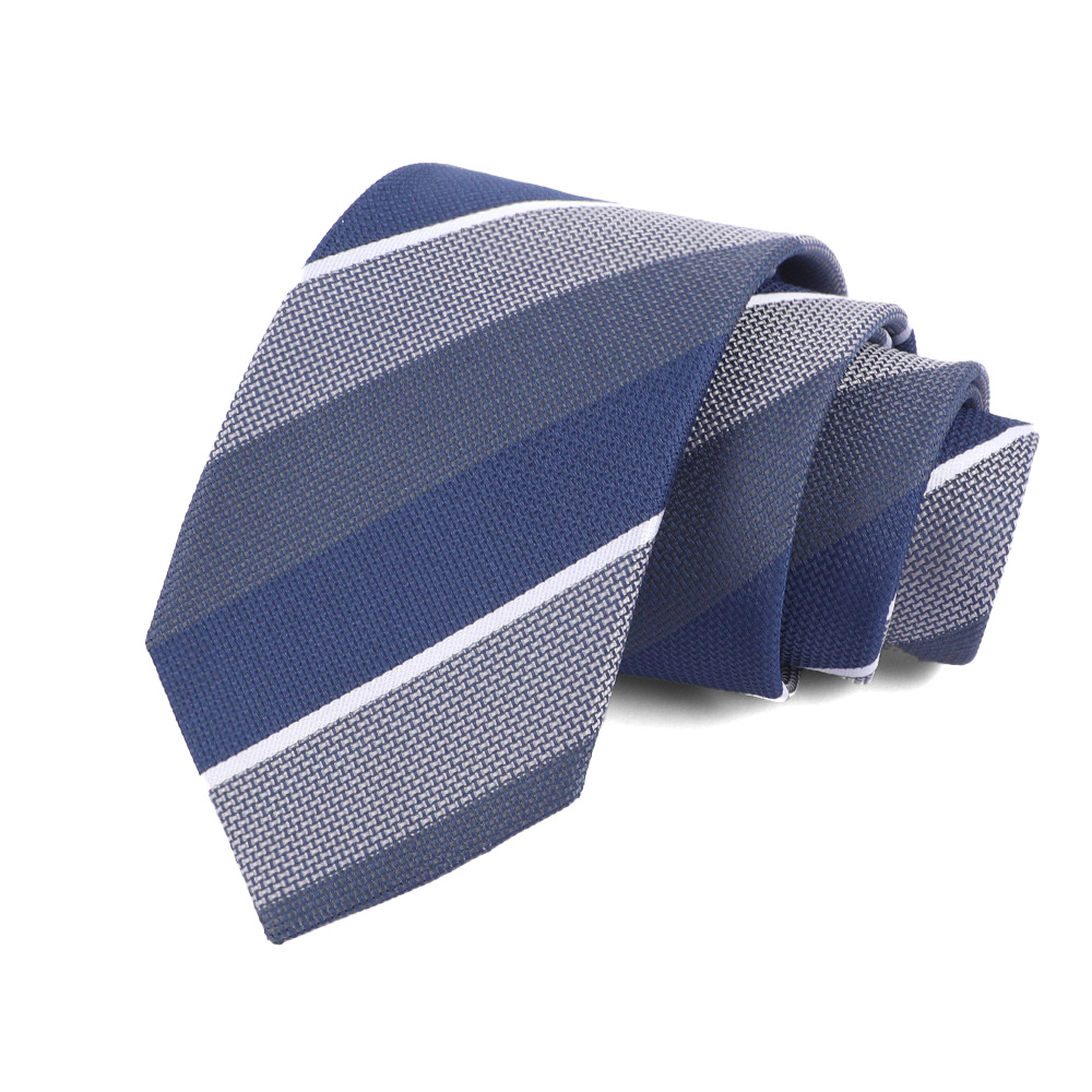 Corbata de hombre 8cm para hombre, bordado jacquard de alta calidad para hombre, corbata de negocios, corbata de seda de poliéster, fábrica al por mayor