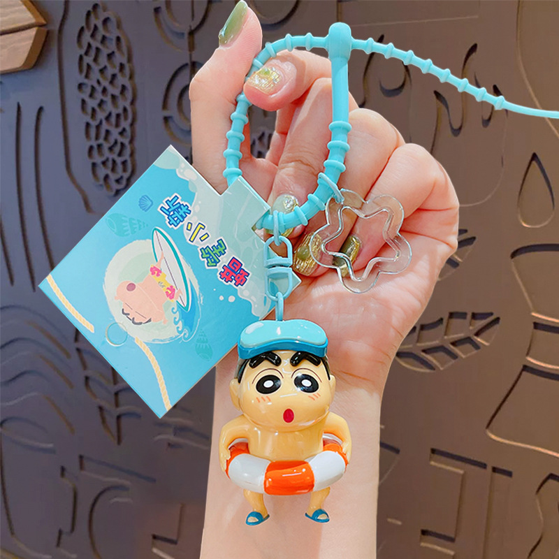 Crayons, keychain, swimming ring