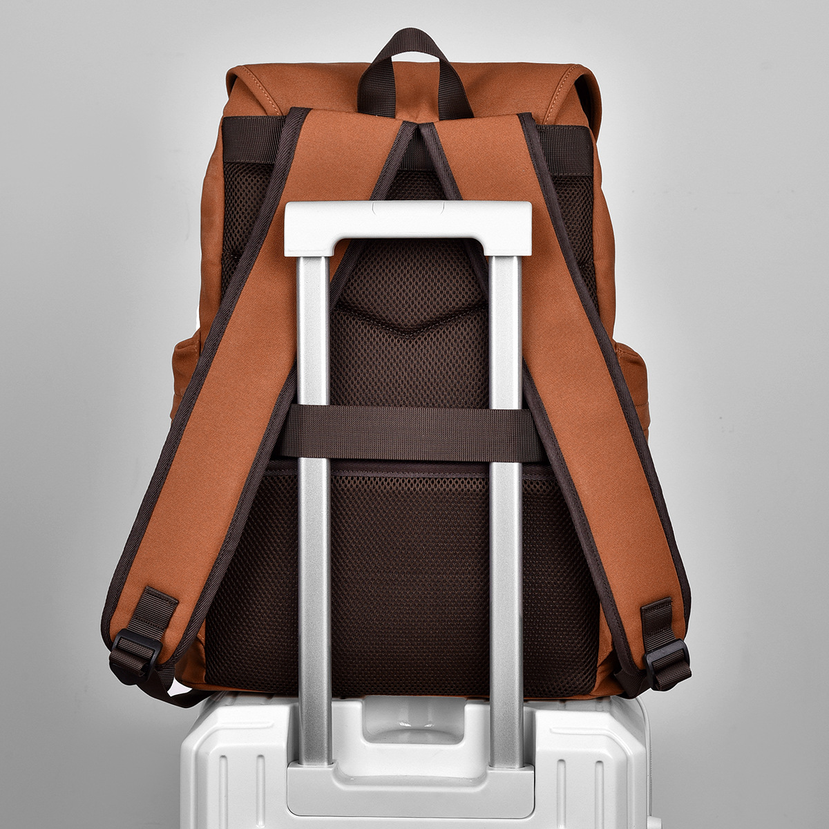 Nueva mochila de moda para hombres de todo fósforo para estudiantes de secundaria, mochila escolar de computadora de gran capacidad, mochila de viaje de ocio al por mayor