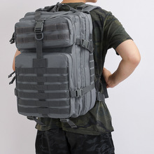 新款双肩背包旅游包战术大容量牛津布双肩包男士防水户外登山包