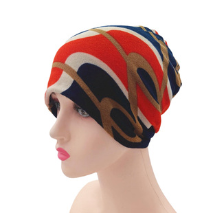 Cross-border Christmas Pattern Color Old People Christmas Eve Baotou Hat Men's and Women's Children's Wear Student Windproof Warm Hat