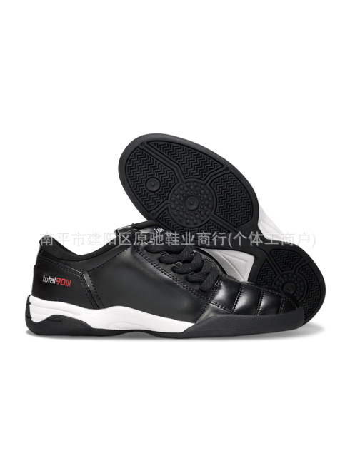 Fábrica de Putian al por mayor T90 serie interior MD fondo plano zapatos de fútbol de fondo bajo entrenamiento césped interior y exterior