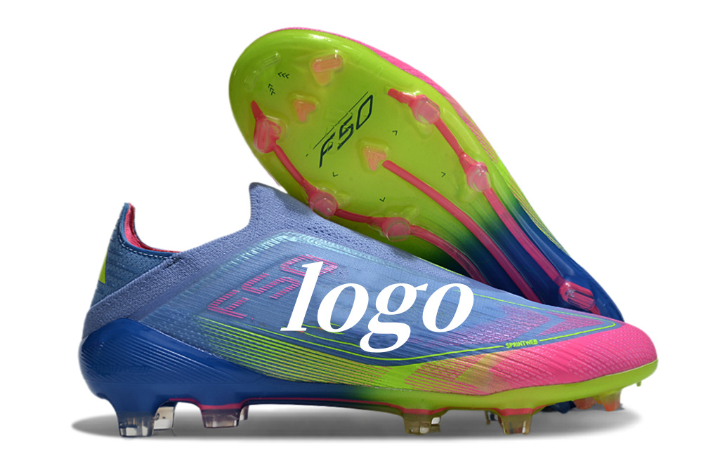 Putian fabricante al por mayor comercio exterior transfronterizo 2024 nuevo estilo X serie F50 zapatos de fútbol profesionales para hombres fg clavo