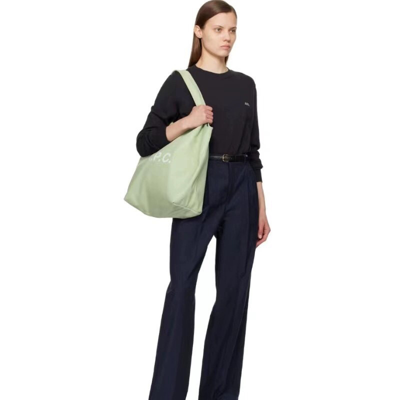 Best-Selling APC Unisex PU Leather Casual Shoulder Bag, Handbag, Canvas Shopping Bag - Thumbnail 2