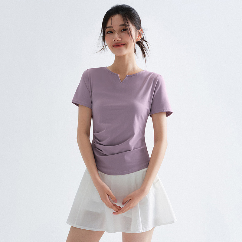 Sports Short-Sleeved T-Shirt for Women in Summer Plus Size Fat mm Slimming Look Breathable Quick-Drying Top Running Training Yoga Fitness Wear Sports Short-Sleeved T-Shirt for Women in Summer Plus Size Fat mm Slimming Look Breathable Quick-Drying Top Running Training Yoga Fitness Wear