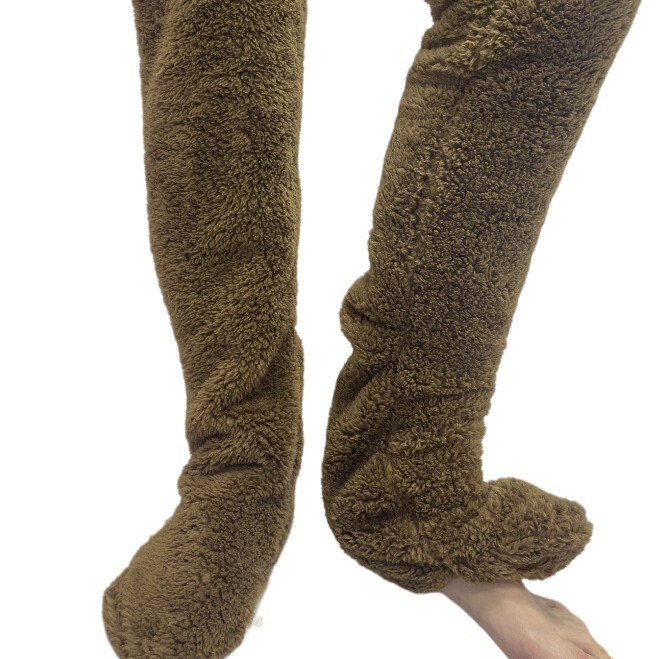 Autumn and Winter Socks Cross-Border Amazon Independent Station Teddy Bear Floor Socks Stockings Knee Pads Warm High Socks Girls