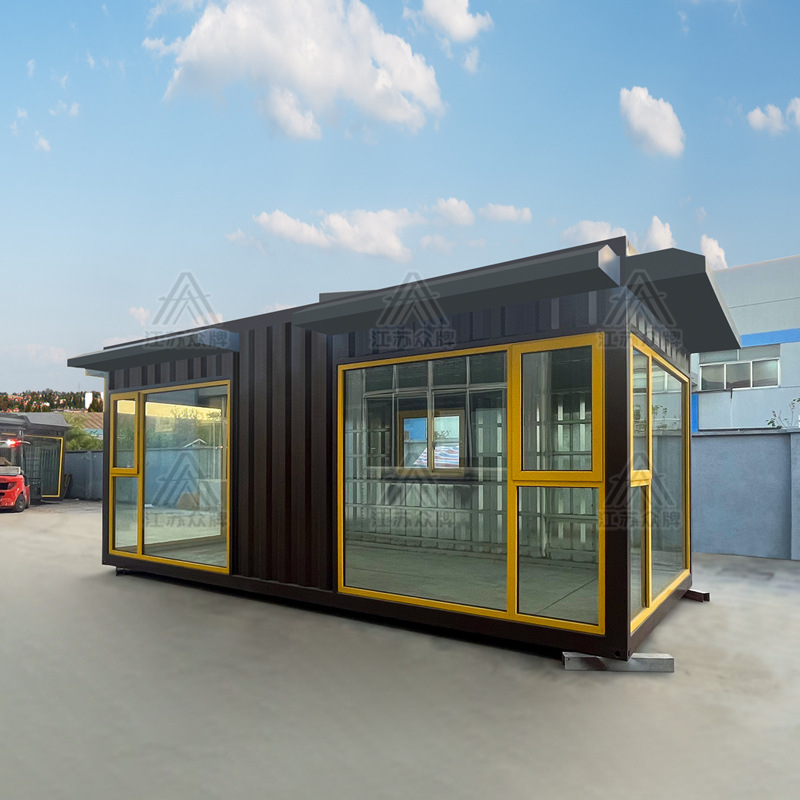 Contenedor casa móvil proyecto residencial oficina sitio de construcción simple sala de juntas móvil temporal casa de huéspedes al aire libre