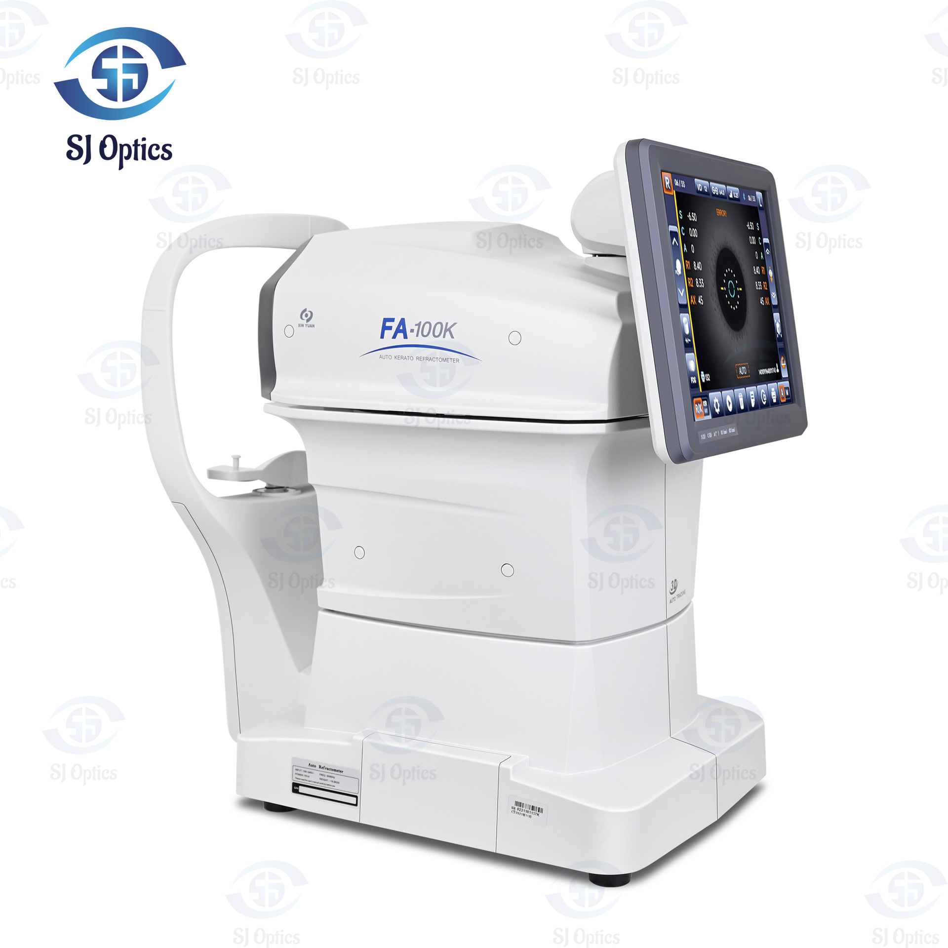 FA-100K nuevo equipo de óptica multifuncional, instrumento, detector óptico, optometrómetro de gafas de computadora totalmente automático